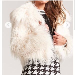 Faux fur jacket